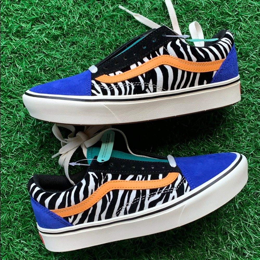 VANS COMFYCUSH OLD SKOOL ZEBRA Tldepoolsrt The WbW - Picture 8 of 16